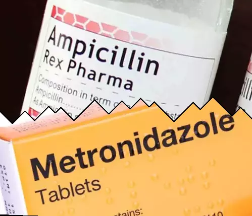 Ampicilline vs Metronidazol