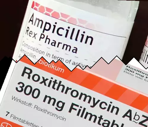 Ampicilline vs Roxitromycine