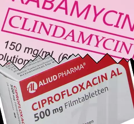Clindamycine vs Ciprofloxacine