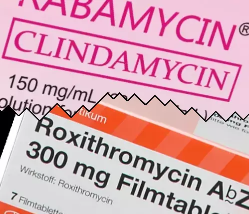 Clindamycine vs Roxitromycine