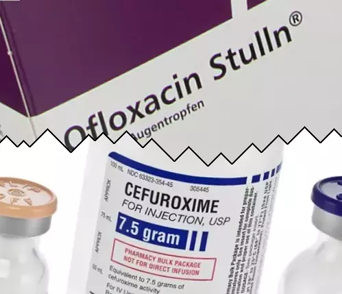 Ofloxacine vs Cefuroxim